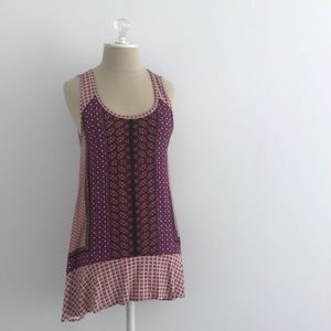 Anthropologie Patterned Tank
